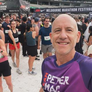 What a weekend, Team Peter Mac! 💜 Thank you to every runner, walker and fundraiser who took on the Melbourne Marathon Festival for Peter Mac. You laced up, you showed up, and you raised an incredible $250,000 (and counting!) for cancer research and care. That’s more than a number. It’s the specialised tools and technology our researchers need to make new discoveries, and the hope that comes with them for patients and families. Whether you ran 42km or 5km, or cheered from the sidelines, you are a vital part of the Peter Mac community. We’re so proud of you, and so grateful. Thank you for running with us 🏅 #TeamPeterMac #MelbourneMarathon