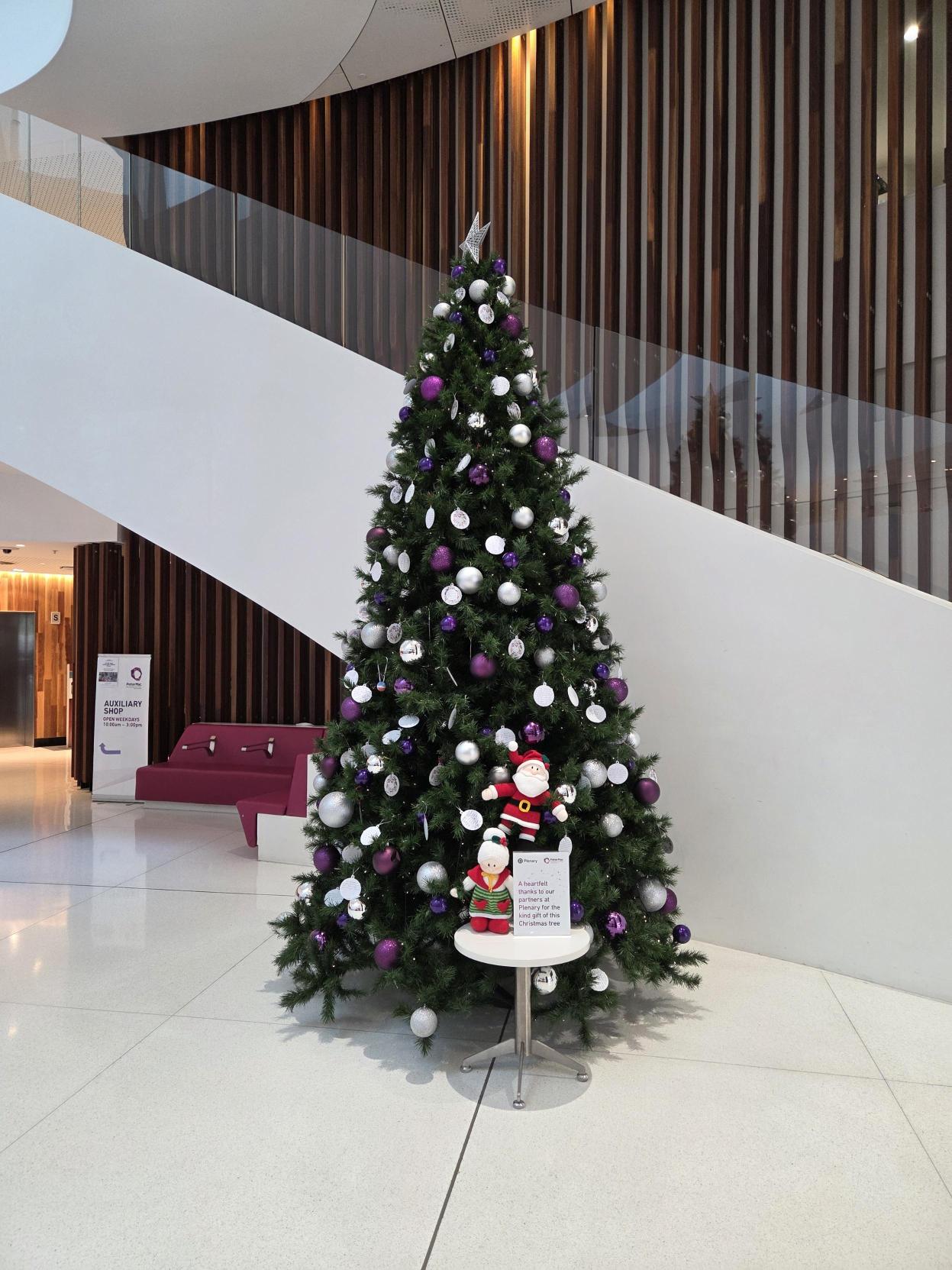 Foundation Christmas tree
